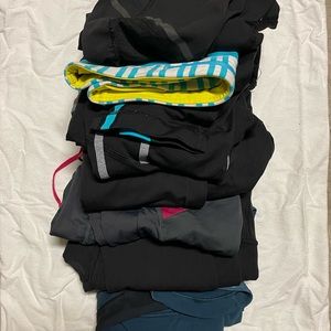 Lot of 8 size 6 lululemon leggings